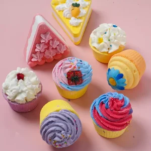 Private Label Cake-Shaped Bubble Bath Salts