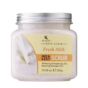 Private Label Fresh Milk Scented Body Scrub Shea Butter