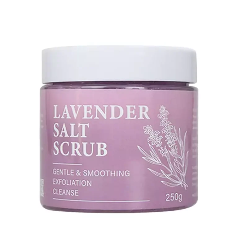 Private Label Lavender Scented Exfoliating Salt Scrub