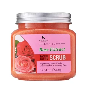 Private Label Rose Extract Scented Body Scrub Shea Butter