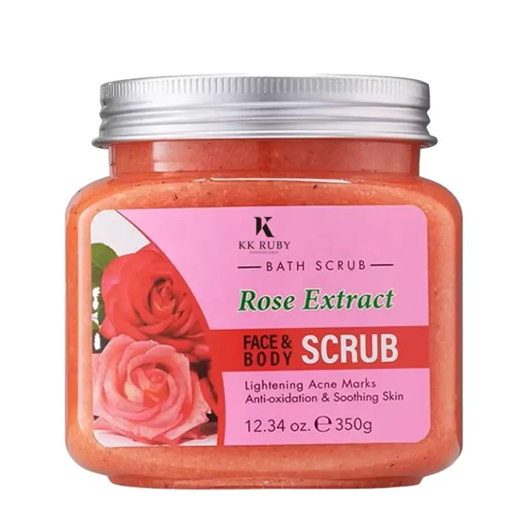 Private Label Rose Extract Scented Body Scrub Shea Butter